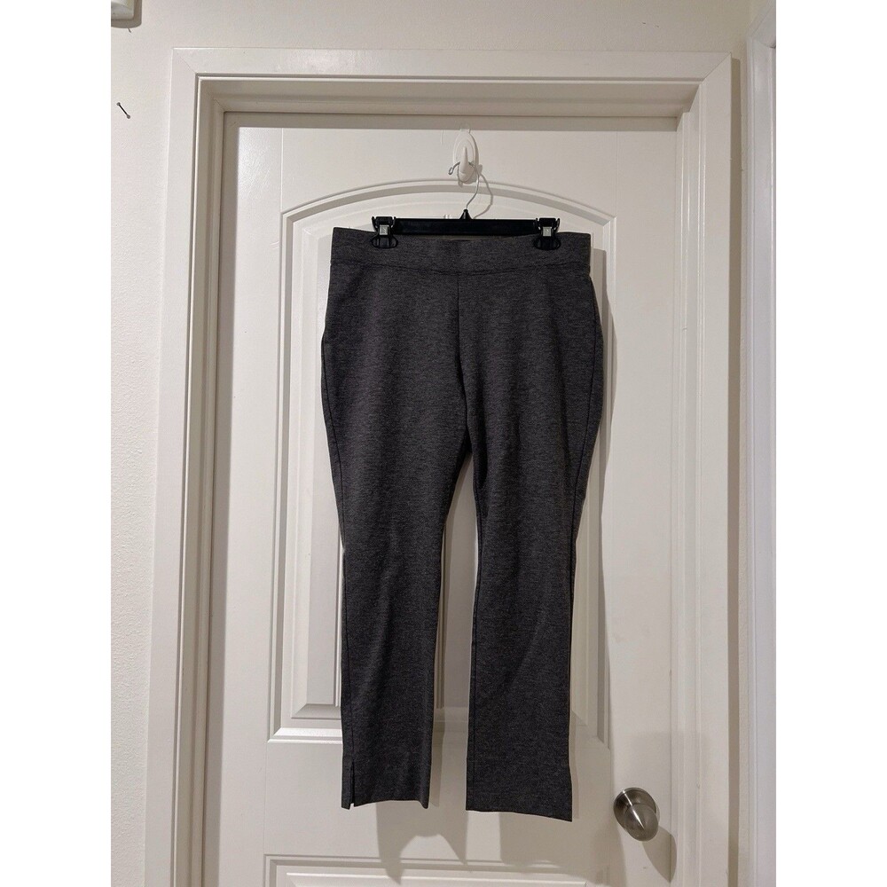 EILEEN FISHER Pant/leggings Stretch Tencel Ponte Melange Slim Tapered Ankle sz M